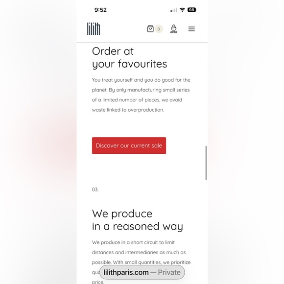 Lilith set top an skirt NWT size Medium - Picture 9 of 9